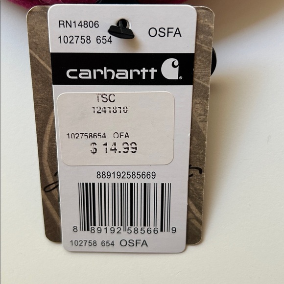 Women’s carhartt fleece hat - Picture 3 of 3